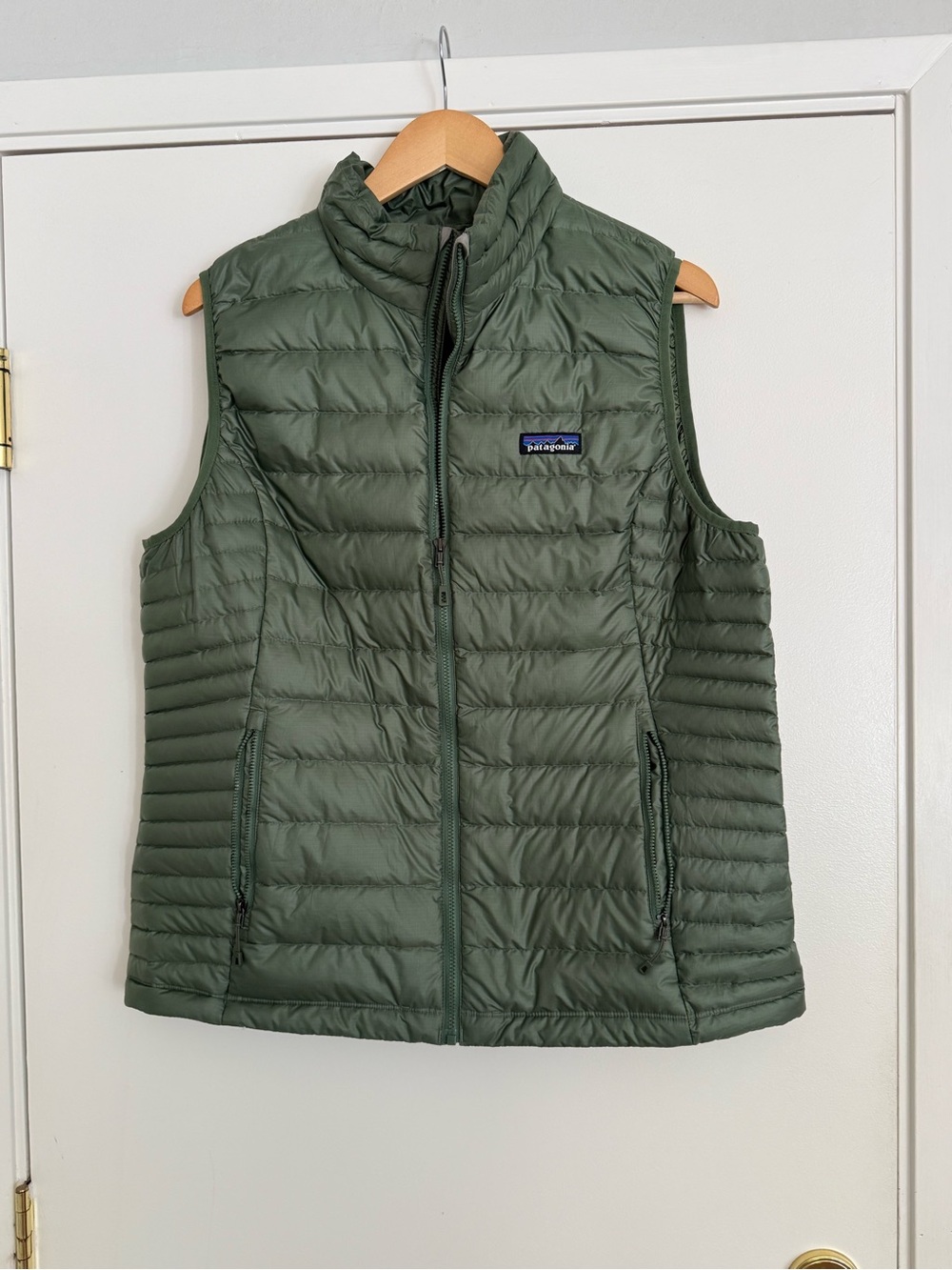 Patagonia Quilted Packable Vest - Olive Green